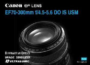 User manual Canon EF 70-300 mm F4.5-5.6 DO IS USM  ― Manual-Shop.ru