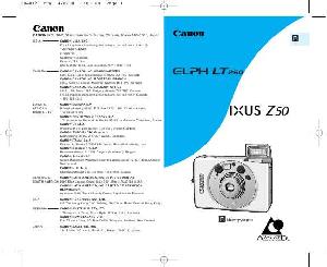 Инструкция Canon IXUS Z50  ― Manual-Shop.ru