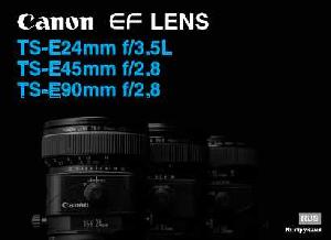 User manual Canon TS-E45mm f/2.8  ― Manual-Shop.ru