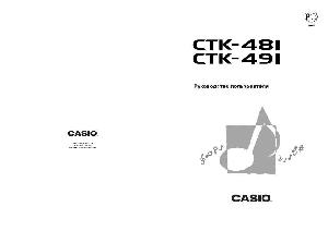 Инструкция Casio CTK-491  ― Manual-Shop.ru