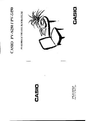 User manual Casio PV-S250  ― Manual-Shop.ru