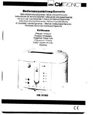 Инструкция Clatronic FR-2782  ― Manual-Shop.ru