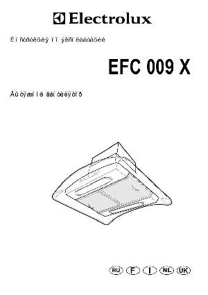 User manual Electrolux EFC-009X  ― Manual-Shop.ru