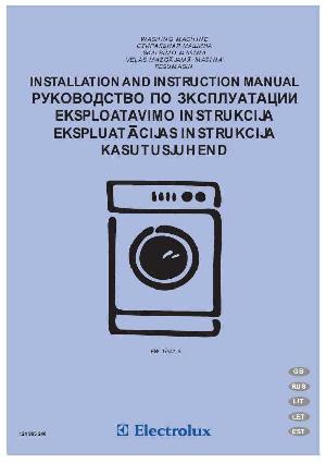 Инструкция Electrolux EW-1062S  ― Manual-Shop.ru