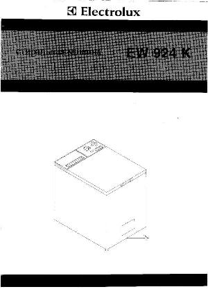 Инструкция Electrolux EW-924K  ― Manual-Shop.ru