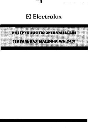User manual Electrolux WH-2431  ― Manual-Shop.ru