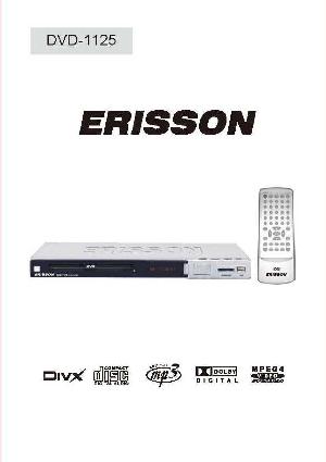User manual ERISSON DVD-1125  ― Manual-Shop.ru