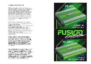 User manual Fusion FE-1002  ― Manual-Shop.ru