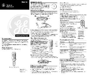 Инструкция GE 2-9152  ― Manual-Shop.ru