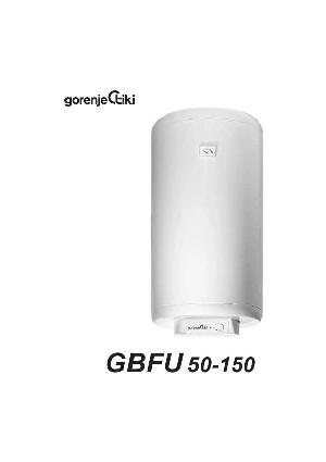 Инструкция Gorenje GBFU 50-150  ― Manual-Shop.ru