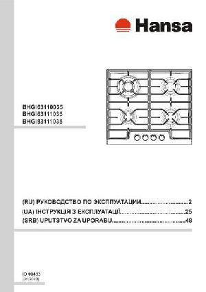 User manual Hansa BHGI-63110035  ― Manual-Shop.ru