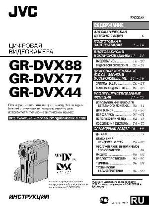 User manual JVC GR-DVX88  ― Manual-Shop.ru