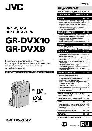 User manual JVC GR-DVX10  ― Manual-Shop.ru