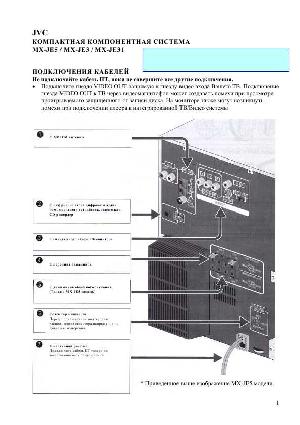 Инструкция JVC MX-JE31  ― Manual-Shop.ru