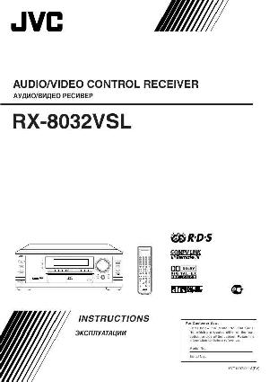Инструкция JVC RX-8032VSL  ― Manual-Shop.ru