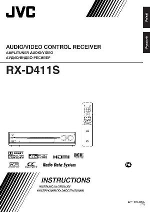 Инструкция JVC RX-D411S  ― Manual-Shop.ru