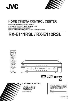 User manual JVC RX-E111RSL  ― Manual-Shop.ru