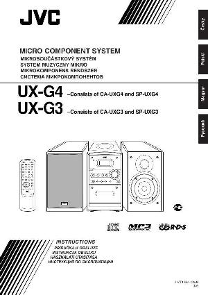 Инструкция JVC UX-G3  ― Manual-Shop.ru