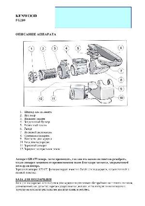 Инструкция Kenwood FG-200  ― Manual-Shop.ru