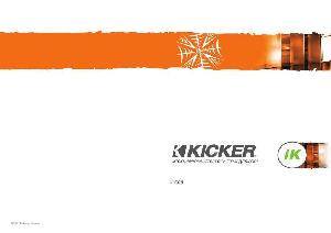 User manual Kicker IK-500  ― Manual-Shop.ru