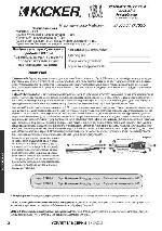 Инструкция Kicker ZX-550.3 