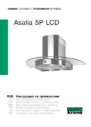 User manual Krona Asalia 5P LCD  ― Manual-Shop.ru
