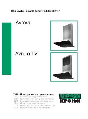 Инструкция Krona Avrora TV  ― Manual-Shop.ru