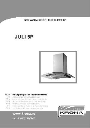 Инструкция Krona Juli 5P  ― Manual-Shop.ru