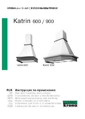 Инструкция Krona Katrin 900  ― Manual-Shop.ru