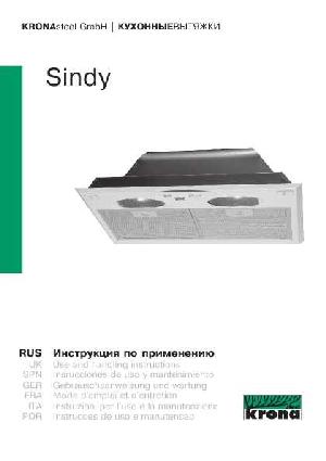 Инструкция Krona Sindy  ― Manual-Shop.ru