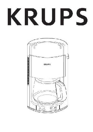 Инструкция Krups FMD 3L4  ― Manual-Shop.ru