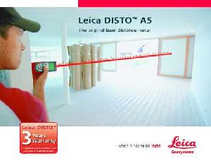 User manual Leica DISTO A5  ― Manual-Shop.ru