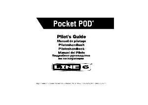 User manual Line6 Pocket Pod  ― Manual-Shop.ru