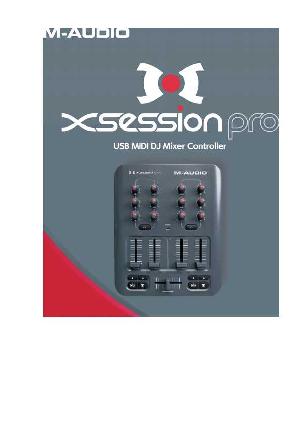 User manual M-Audio X-Session Pro  ― Manual-Shop.ru