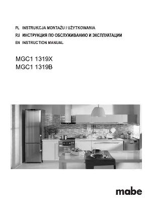 Инструкция MABE MGC1-1319  ― Manual-Shop.ru