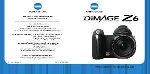 Инструкция Minolta Dimage Z6  ― Manual-Shop.ru