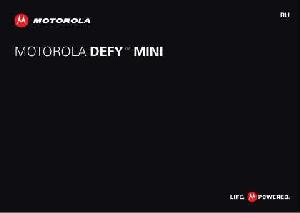 User manual Motorola Defy Mini  ― Manual-Shop.ru