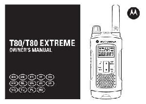 User manual Motorola T-80  ― Manual-Shop.ru