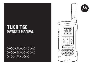 User manual Motorola TLKR-T60  ― Manual-Shop.ru
