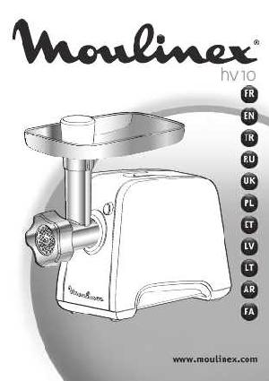 Инструкция Moulinex ME-850  ― Manual-Shop.ru