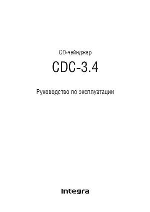 Инструкция Onkyo CDC-3.4 Integra  ― Manual-Shop.ru