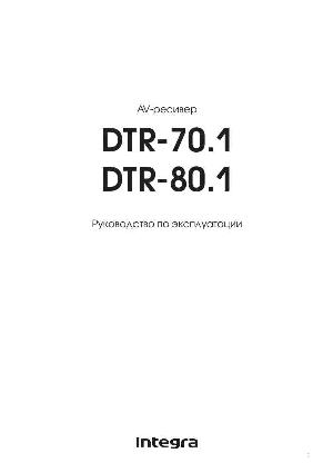 User manual Onkyo DTR-70.1 Integra  ― Manual-Shop.ru