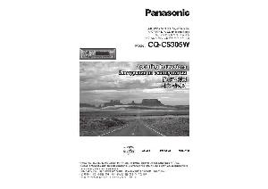 User manual Panasonic CQ-C5305W  ― Manual-Shop.ru