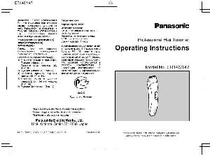 Инструкция Panasonic ER-146  ― Manual-Shop.ru