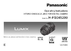 Инструкция Panasonic H-FS045200E  ― Manual-Shop.ru