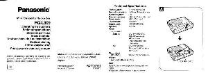 Инструкция Panasonic RQ-L309  ― Manual-Shop.ru