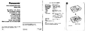 Инструкция Panasonic RQ-L349  ― Manual-Shop.ru