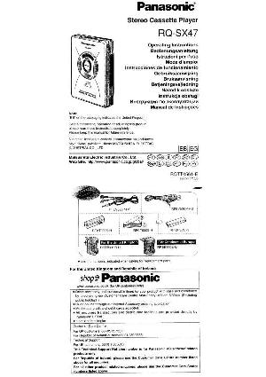 Инструкция Panasonic RQ-SX47  ― Manual-Shop.ru