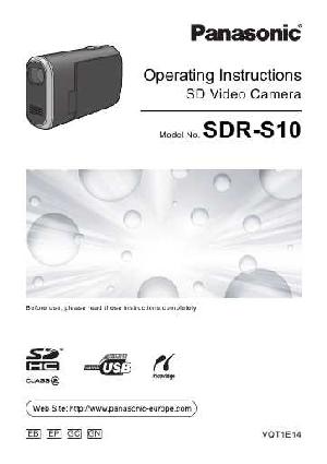 Инструкция Panasonic SDR-S10  ― Manual-Shop.ru