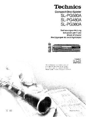 Инструкция Panasonic SL-PG580A  ― Manual-Shop.ru
